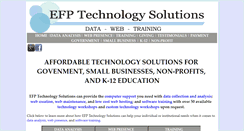 Desktop Screenshot of efptechnologysolutions.com