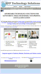 Mobile Screenshot of efptechnologysolutions.com