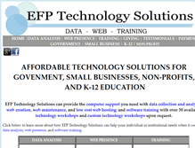 Tablet Screenshot of efptechnologysolutions.com